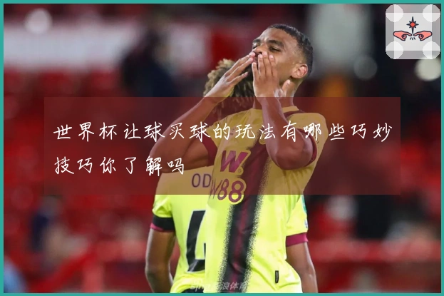 世界杯让球买球的玩法有哪些巧妙技巧你了解吗